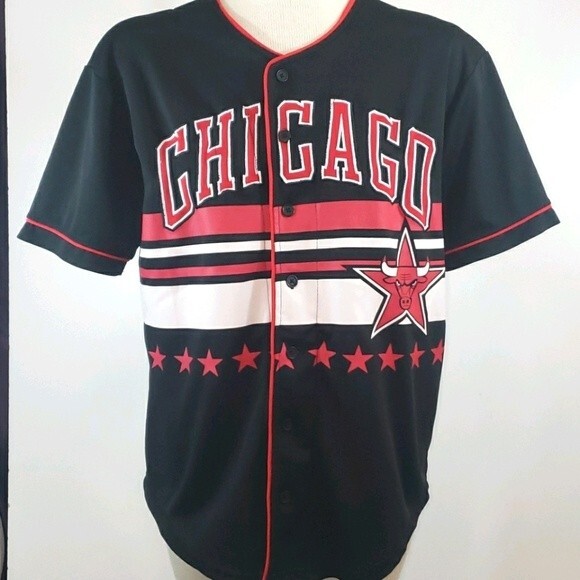NBA Chicago Bulls Button Front Jersey size S - Picture 1 of 12